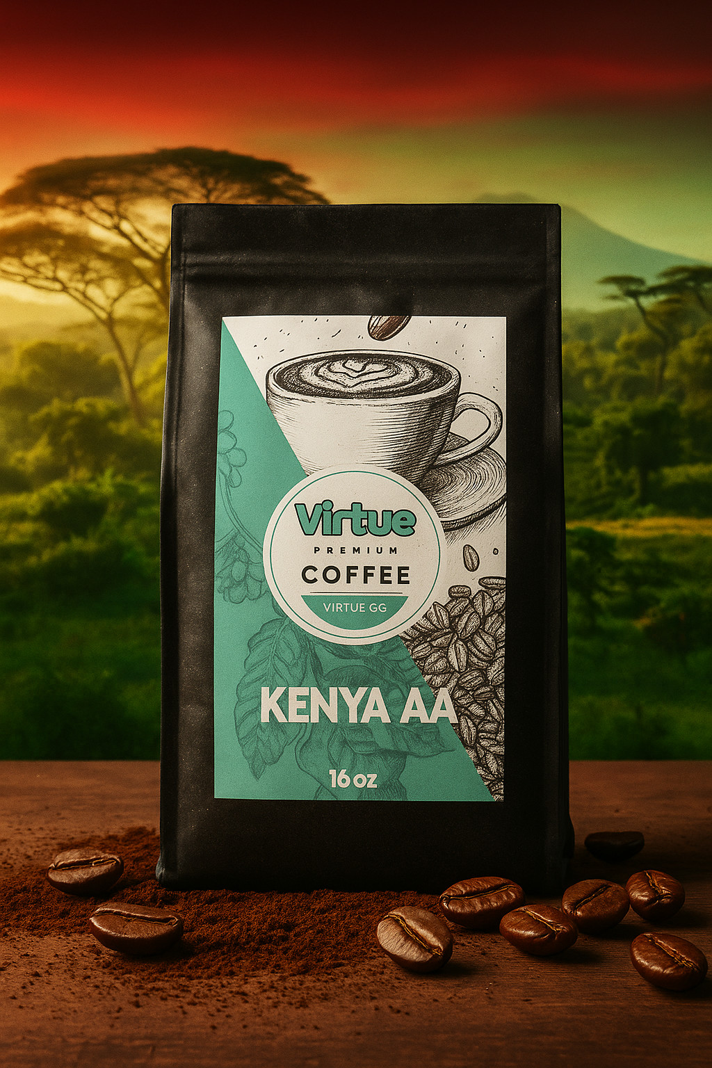 Regular Roast Coffee 16oz – Regular Roast Coffee Bag – Ground Regular Roast