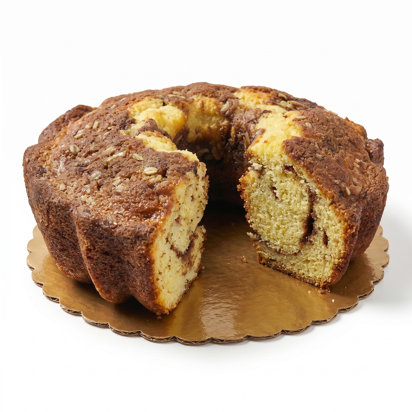 Carlotta’s Bakery Authentic New York Round Coffee Cakes Bundle, Apple Cinnamon,