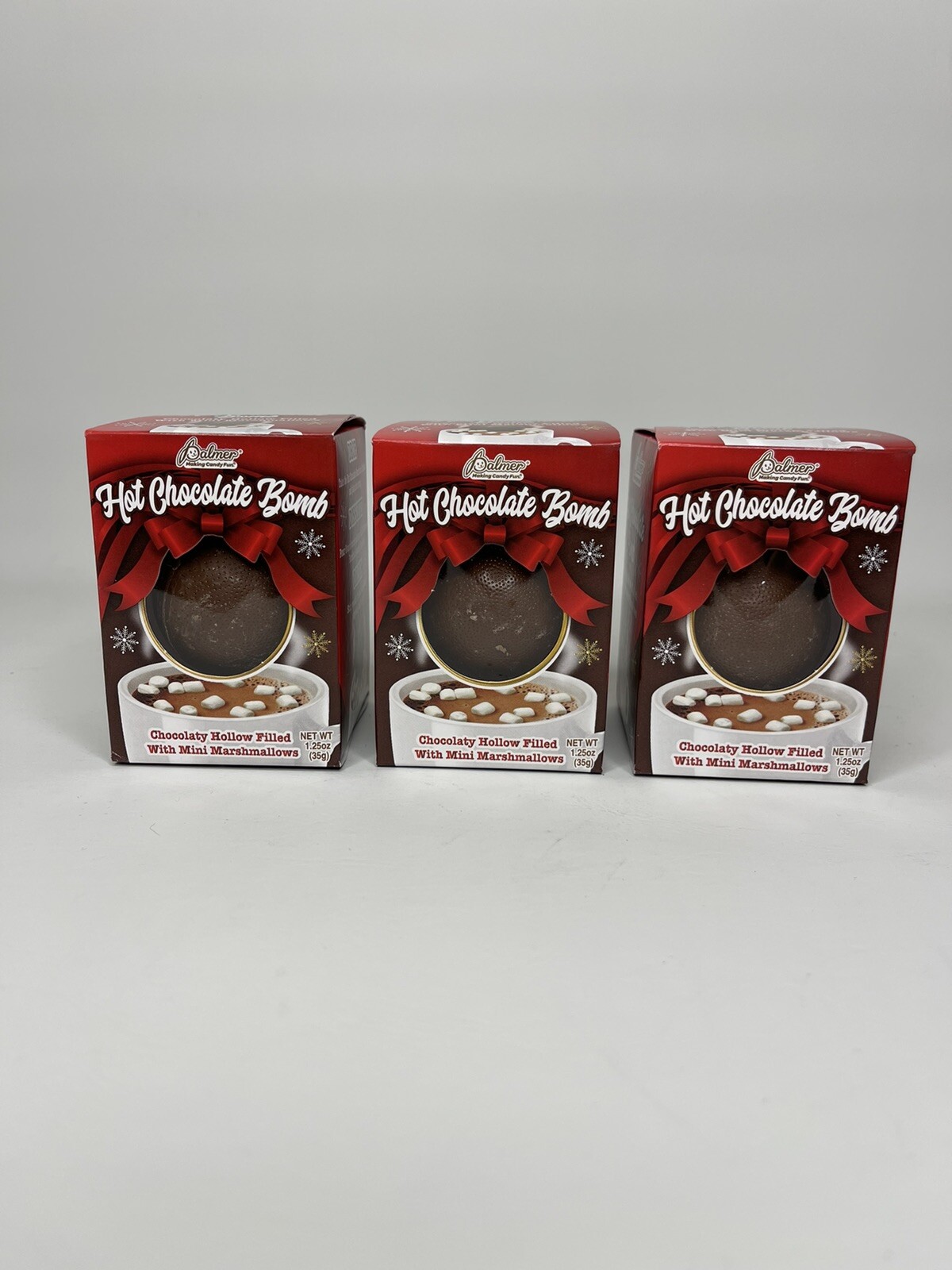 Hot Chocolate Bombs – Palmer Chocolate Balls With Mini Marshmallows Inside – 4Pc