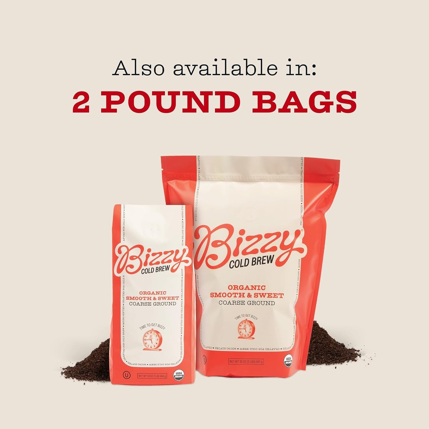 Organic Cold Brew Coffee | Smooth & Sweet Blend | Coarse Ground Coffee | Micr…