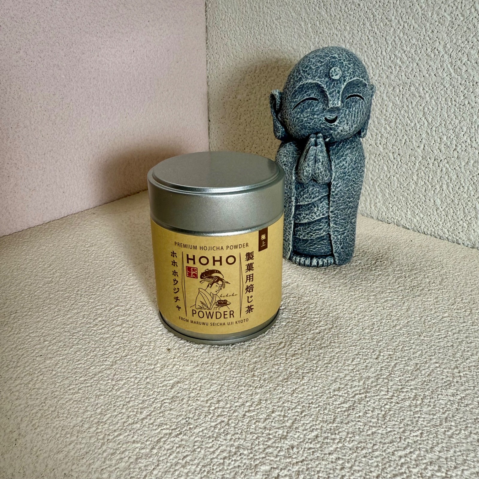 US SELLER – HOHO HOJICHA Premium 30g can | Roasted Japanese Green Tea Matcha