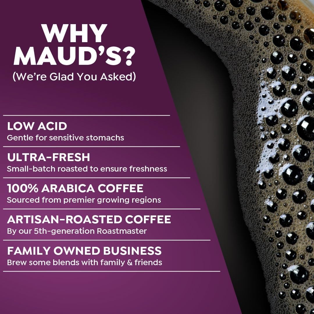 Maud’s Super Flavored Decaf Coffee Pods Variety Pack, 160 ct 16 Assorted Flavors