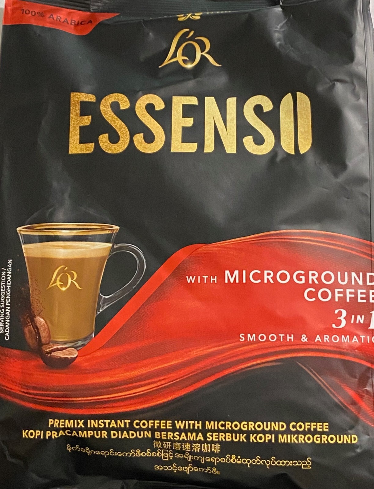 6 Bags, Super 3-In-1 Essenso MicroGround Coffee Smooth & Aromatic 500g / 17.6 Oz
