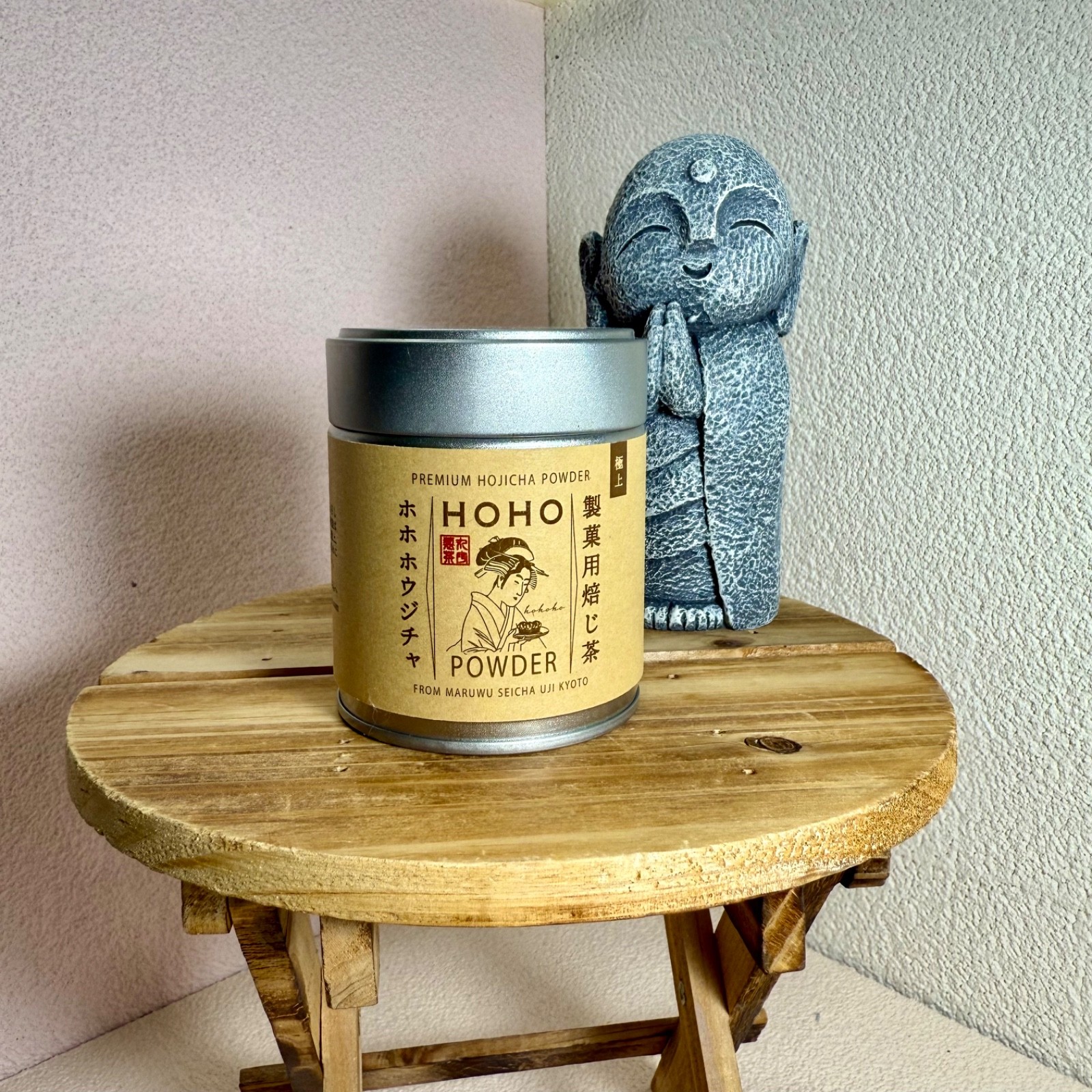 US SELLER – HOHO HOJICHA Premium 30g can | Roasted Japanese Green Tea Matcha