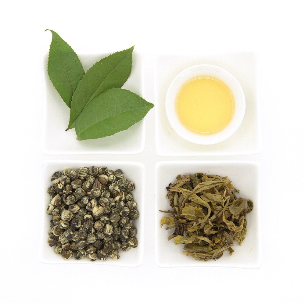 Pure Organic Green Tea Loose Leaf Chinese King Grade Jasmine Dragon Ball Tea