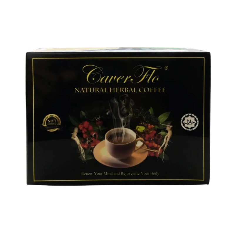 2x Organic Herbal Coffee 10 Sachets x 25g Natural Stamina & Energy Booster