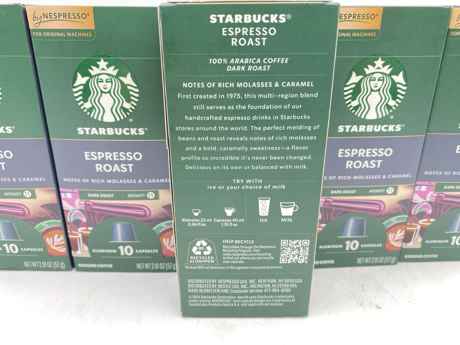 Nespresso Original Line Espresso Roast Coffee Pods – Dark Roast – 50-Count