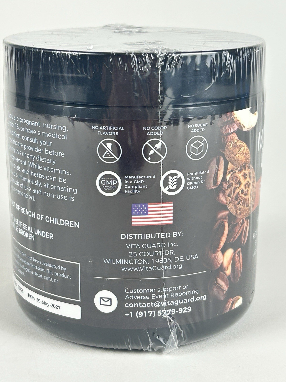 Mushroom Coffee Arabica Coffee Instant Reishi Chaga Lion’s Mane Shitake 6.35oz