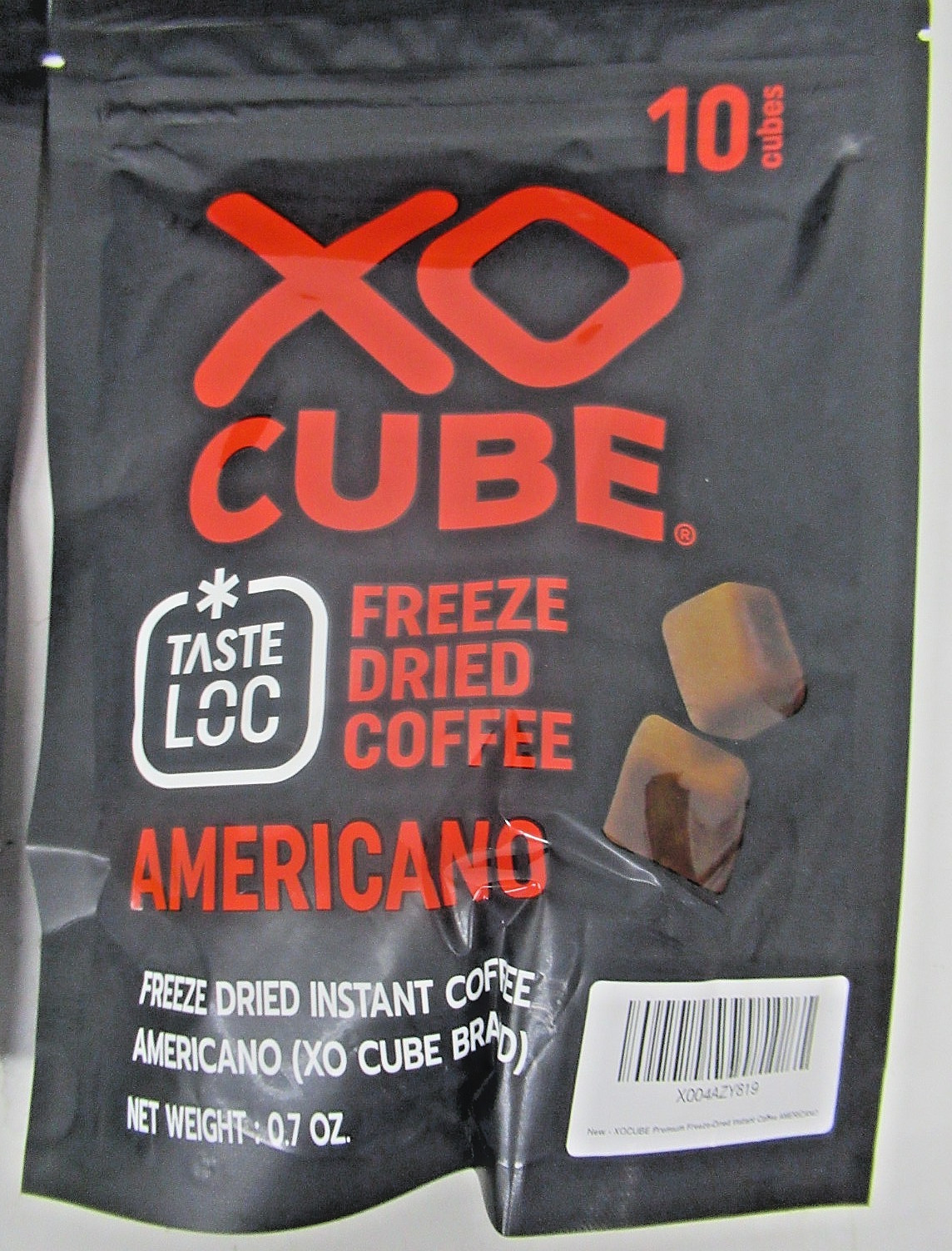 4x XOCube Freeze Dried Instant Coffee Americano 10 cubes each