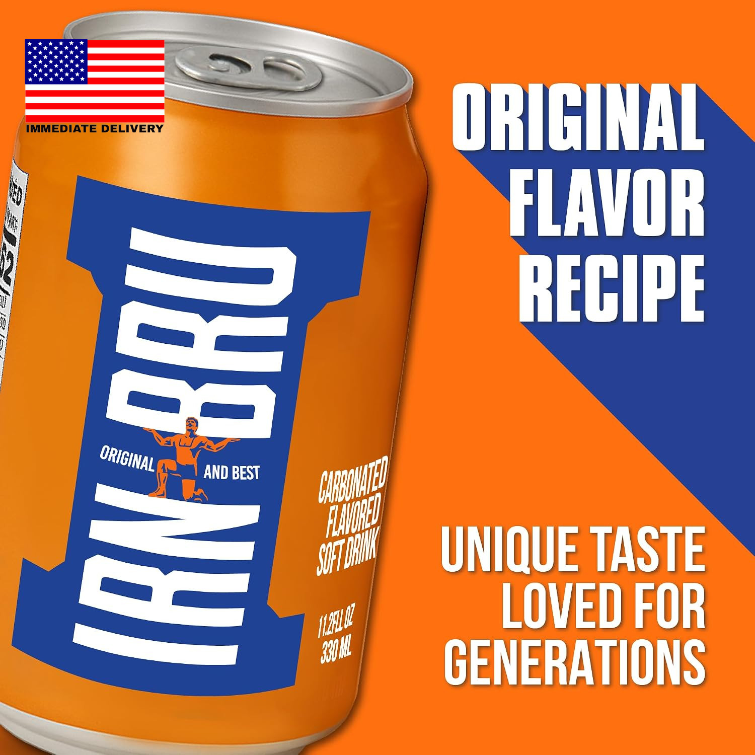 Original Scottish Sparkling Soda, Citrus Flavored Carbonated Drink – Sparkling F