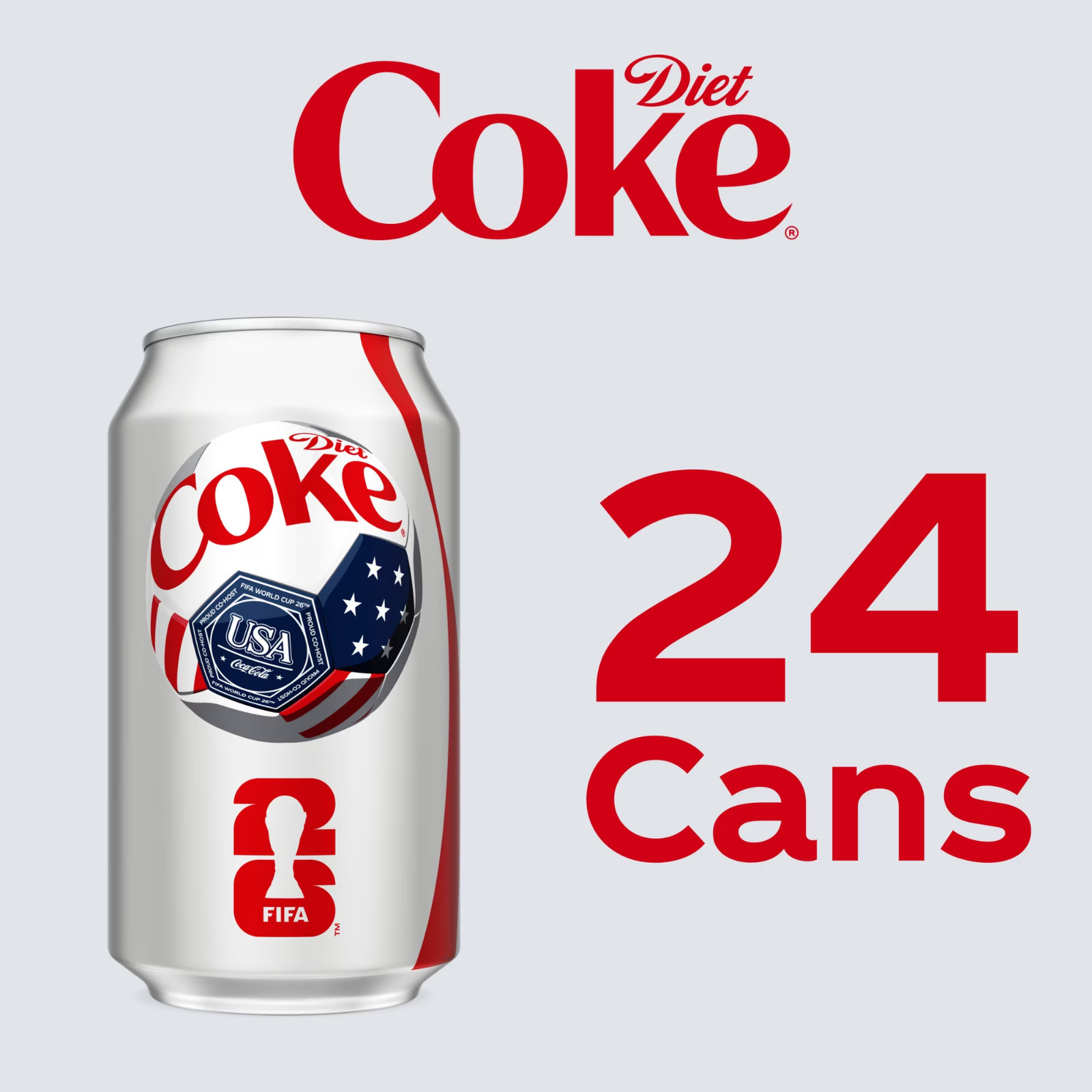 Diet Coke Soda Pop Cans, 12 fl oz, 24 Pack