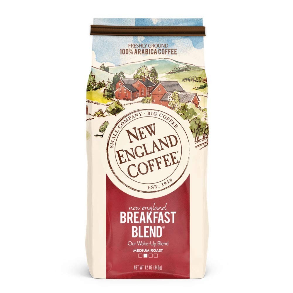 Sustainable 12oz Breakfast Blend Medium Roast Coffee – Kosher & Gluten-Free