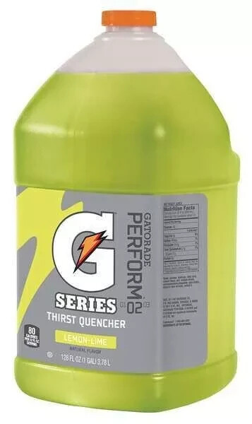 Gatorade 1 Gallon Concentrate Lemon-Lime Flavor Sports Drink Makes 6 Gallons NEW