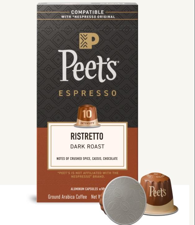 NWT Peet’s Coffee Espresso Capsules Sampler