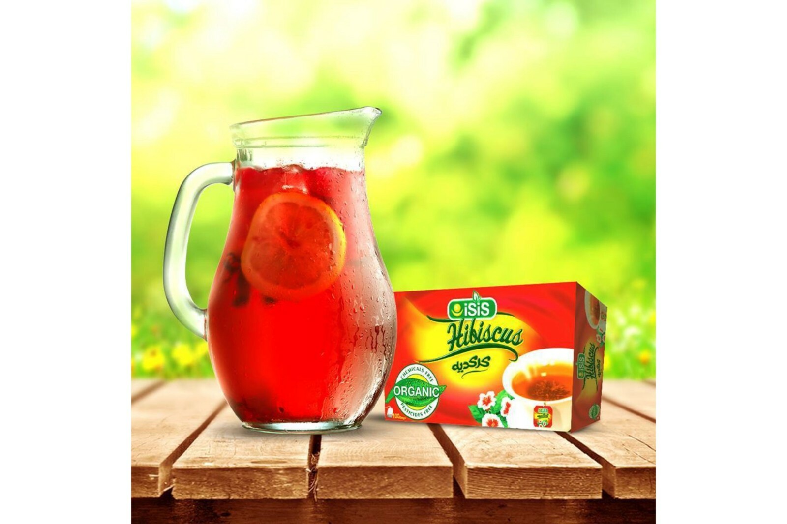 20,50,100 Bags 100% Natural EGYPTIAN HIBISCUS Herbal Tea Healthy Drinks كركديه