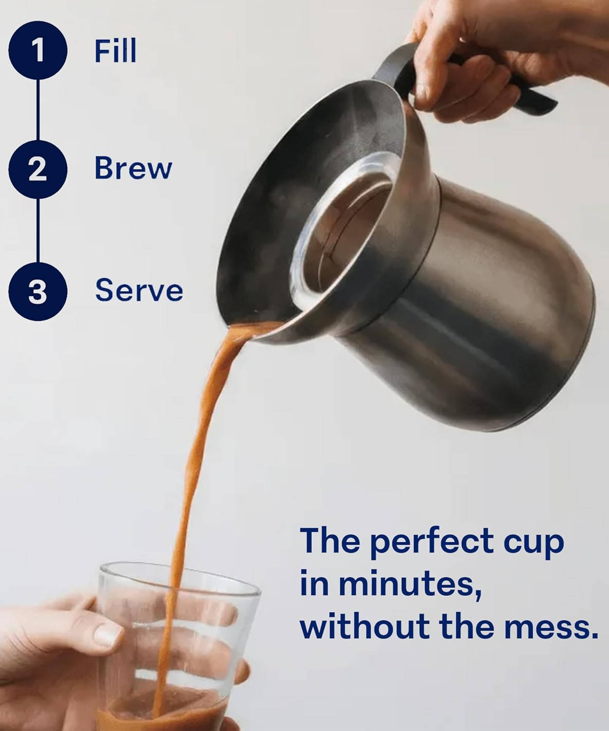 LOKA Chai Maker 20Oz (2-3 Cups) – Authentic Masala, Latte & Loose Leaf Kettle –