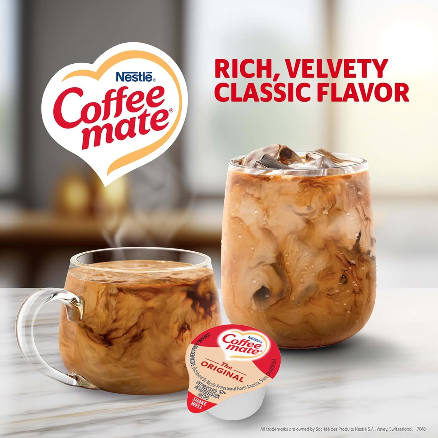 Nestle Coffee mate Coffee Creamer, Original, Liquid Creamer Singles – Box of 360