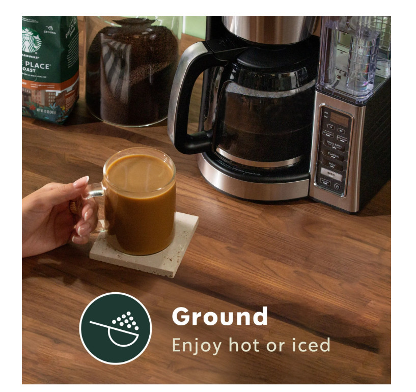 Starbucks Breakfast Blend, Ground Coffee, Medium Roast Hot or Iced Coffee,12 oz.