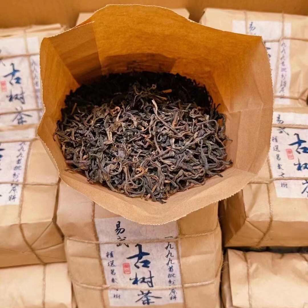 1999 Yunnan Loose Leaf Old Pu’er Tea Yiwu Aged Pu-erh Raw Tea Sheng Puerh 300g