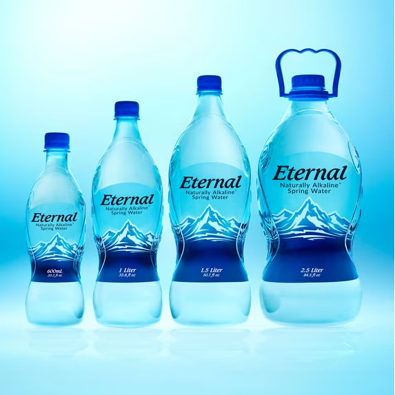Eternal Naturally Alkaline Spring Water 2.5 Liter (pack of 2)