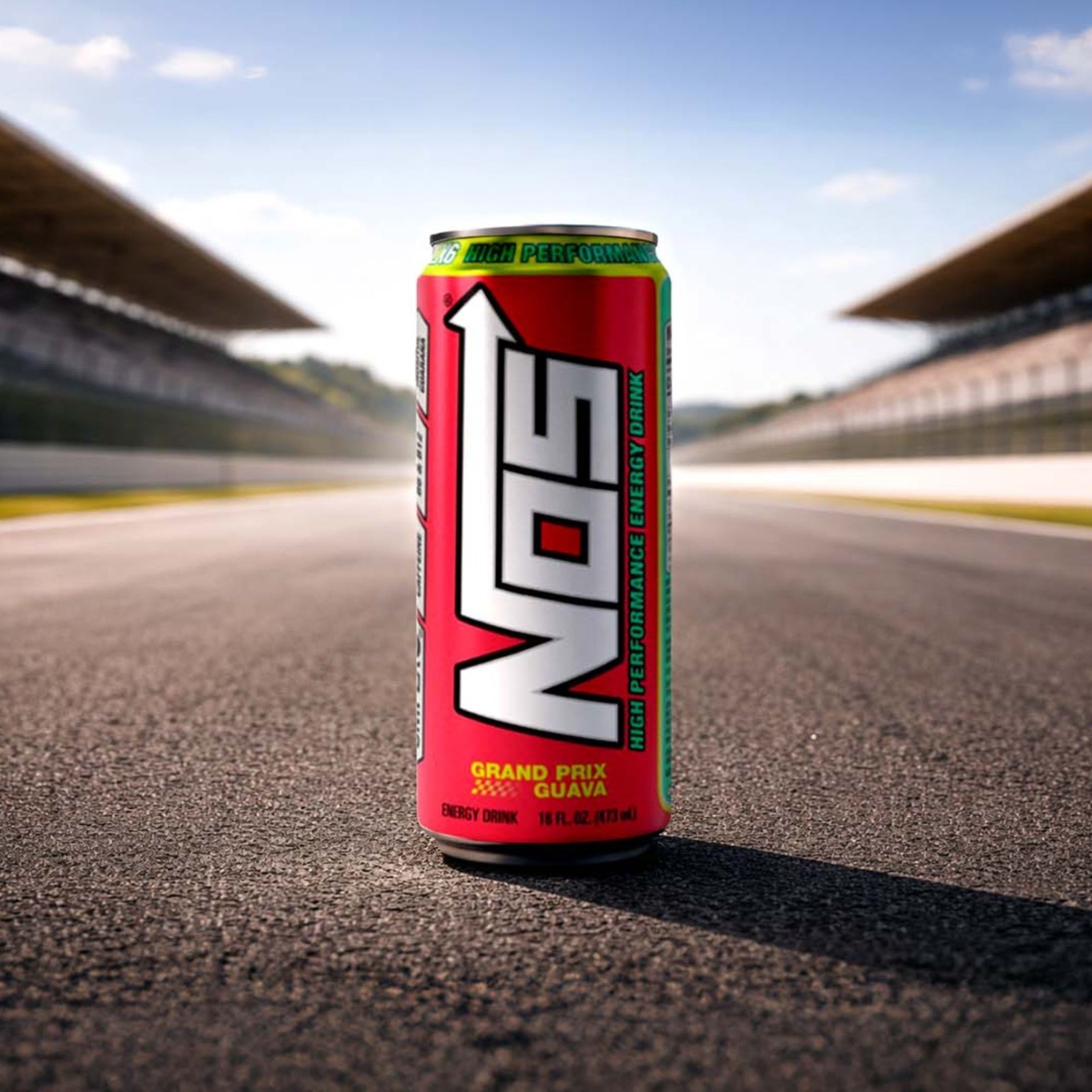 Full Throttle Red Apple + NOS Grand Prix Guava – 2 Flavor Sampler – 4/6/12 Pack