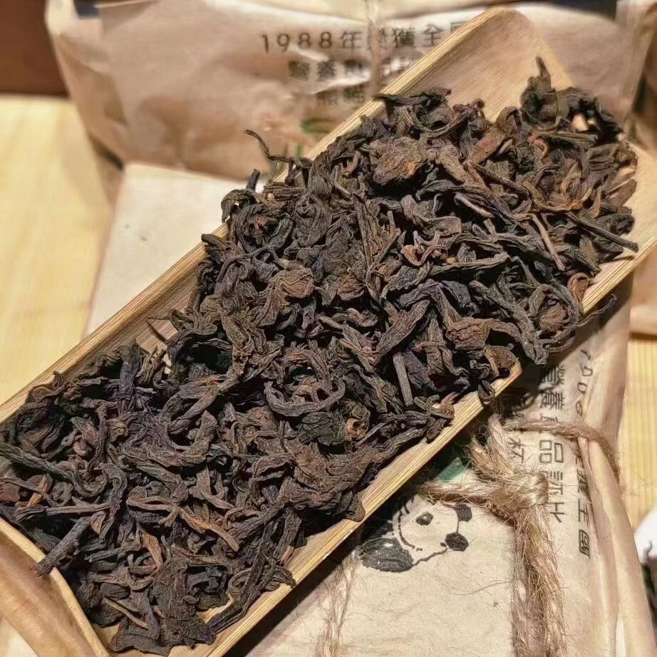 1988 Yunnan Aged Pu-erh Tea Loose Leaf Old Pu’er Ripe Tea Puerh Cooked Tea 300g