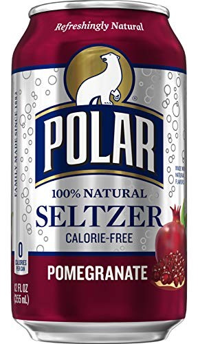 Polar Seltzer Pomegranate, 12 Fluid Ounce (Pack of 12)
