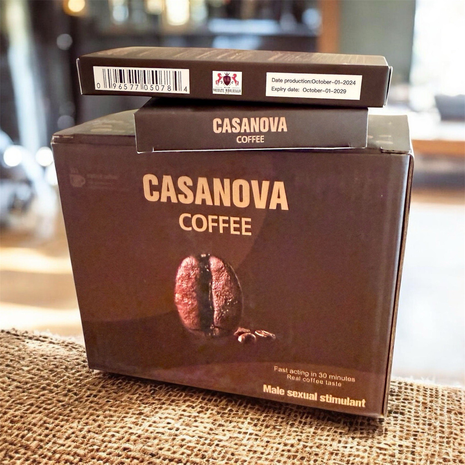 Casanova Coffee™ Male Enhancement Blend (10-Pack) | Energy, Stamina, Performance