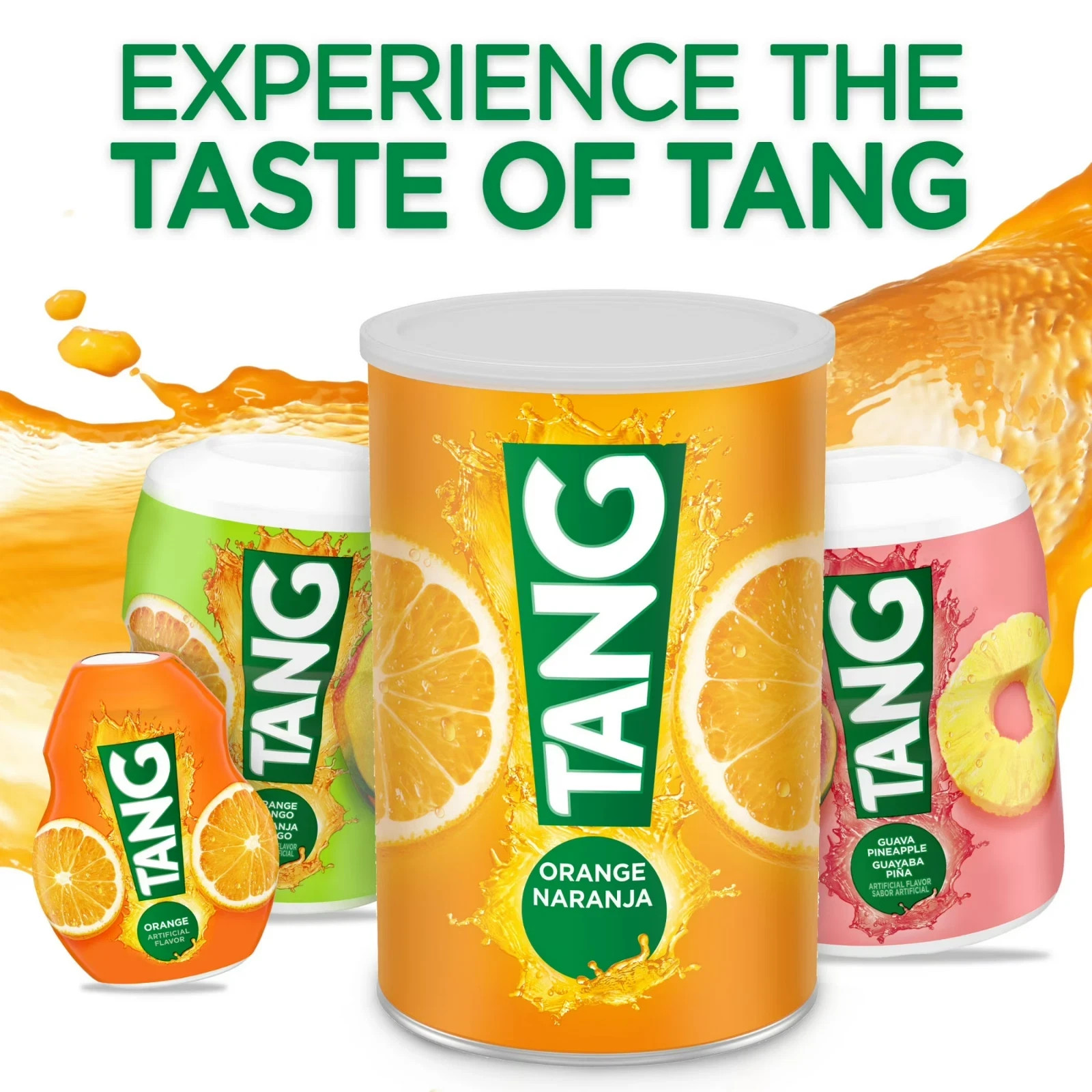 Tang Jumbo Orange Drink Mix with Vitamin C, 58.9 oz Canister Free Shipping
