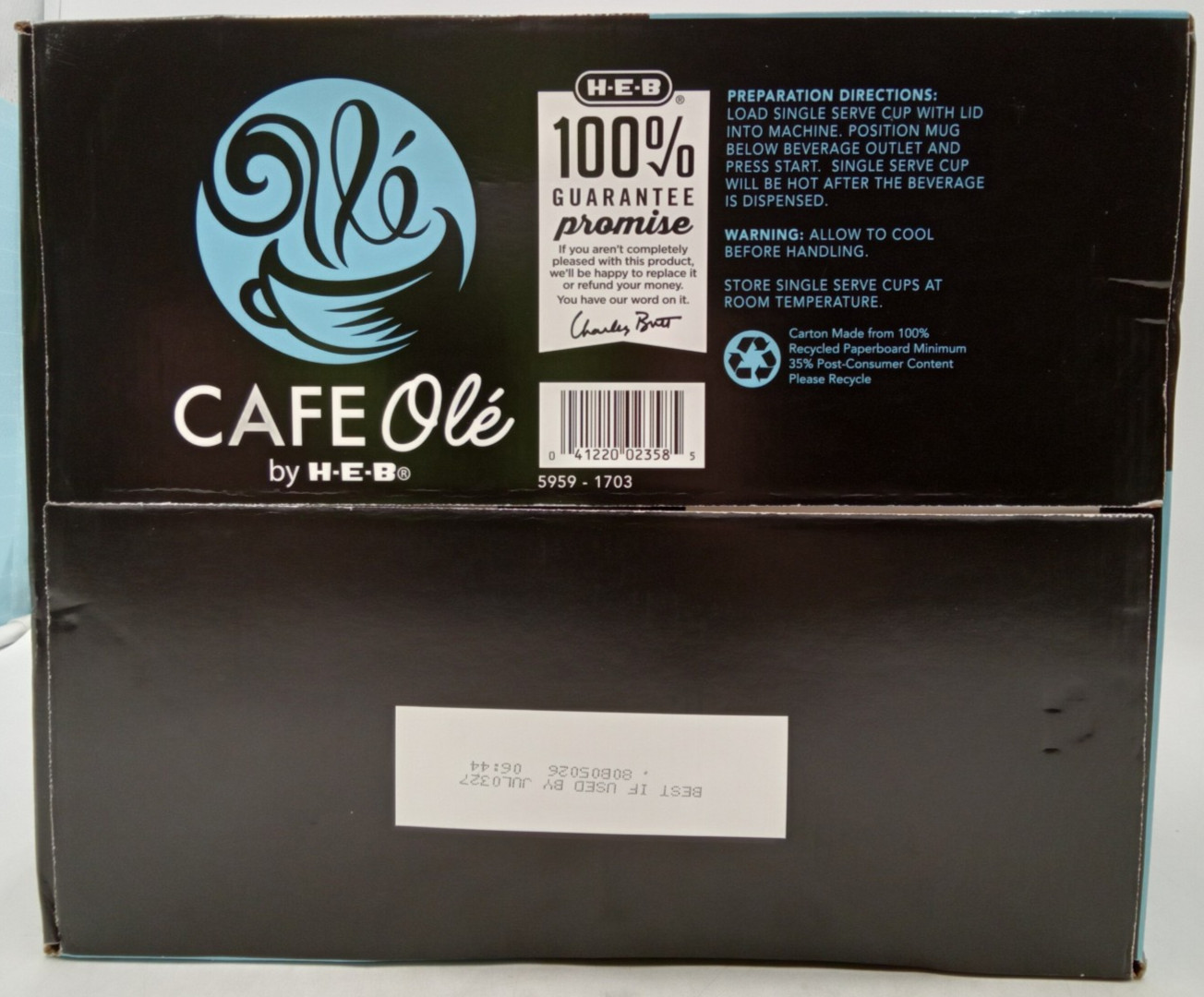 Cafe Ole Texas Pecan Medium Roast Coffee 54 Ct K-Cup Pods BB 7/27+