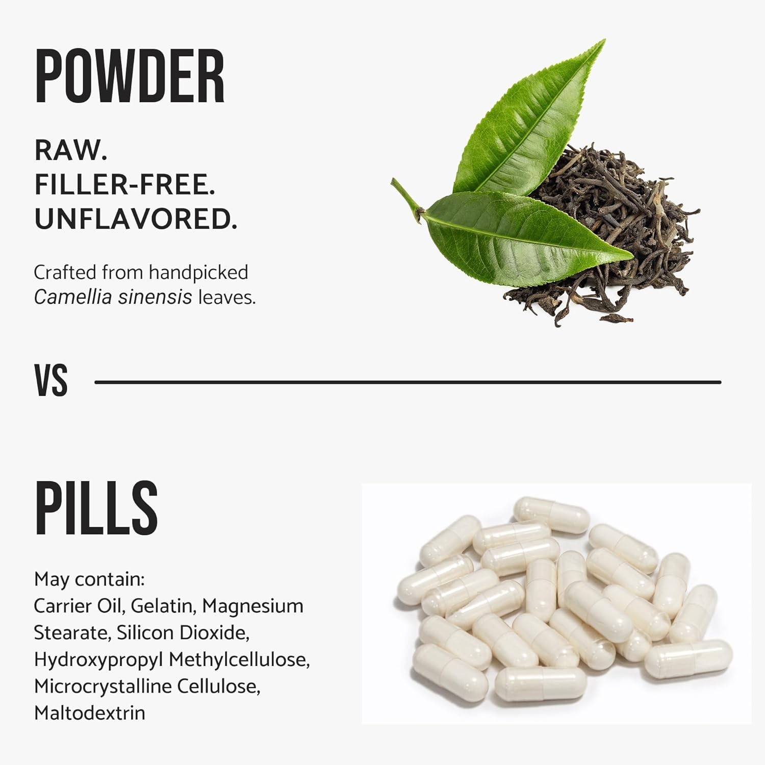 Whyz Instant Black Tea Extract Powder, Smooth Mixing, Non-GMO 525g