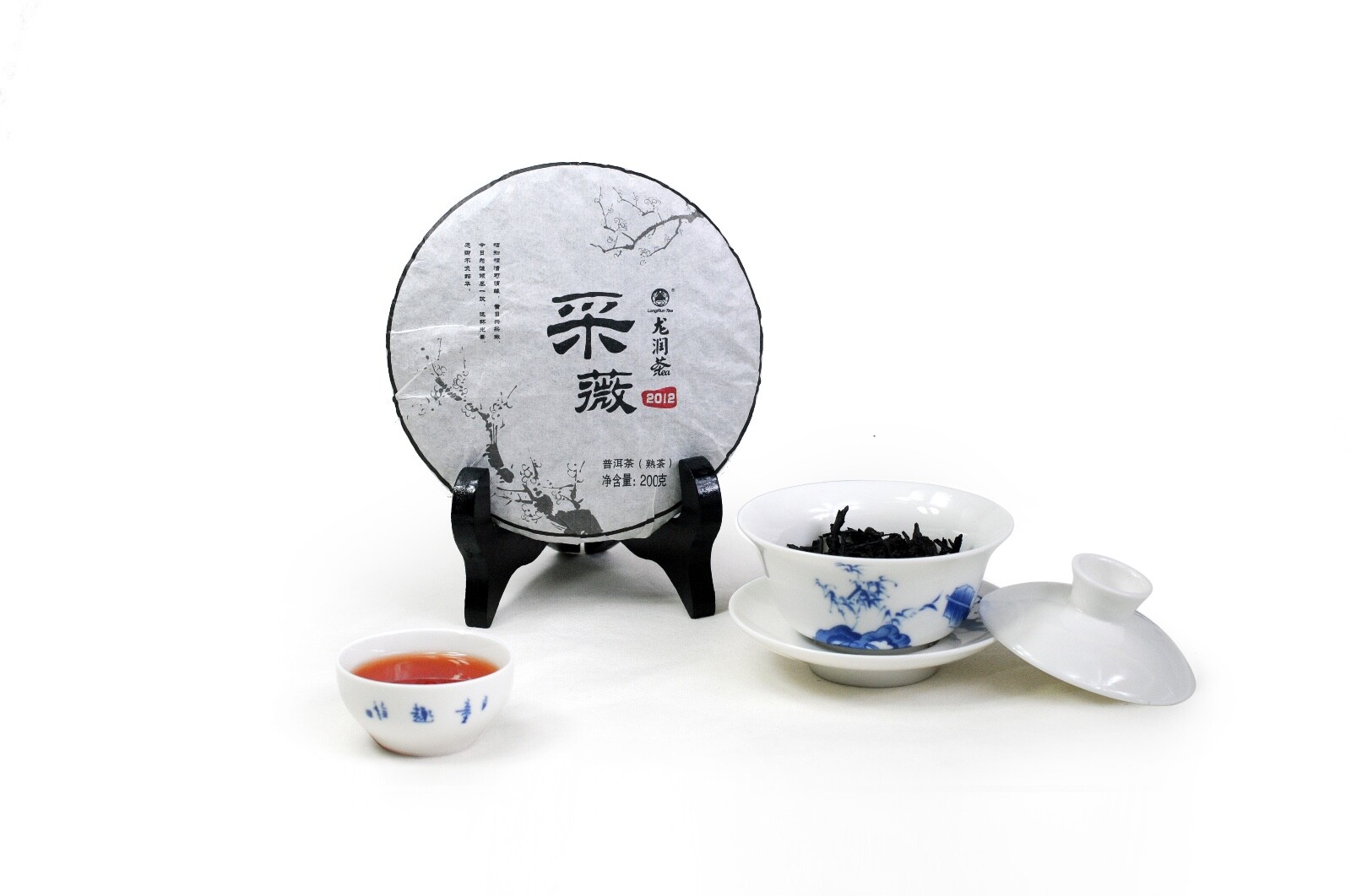 Caiwei, Fermented Puerh Tea Cake, made in 2012 , 200g/cake, US Seller