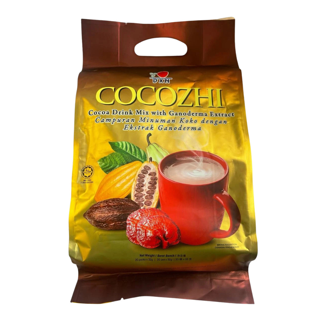 2 X DXN Cocozhi Cocoa Drink with Ganoderma Extract (20 Sachets Each)