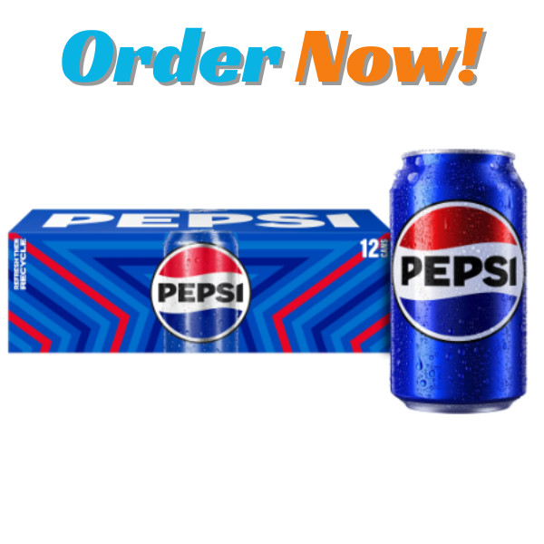 Pepsi Cola Soda Pop, 12 fl oz, 12 pack Cans – Free& Fast Delivery