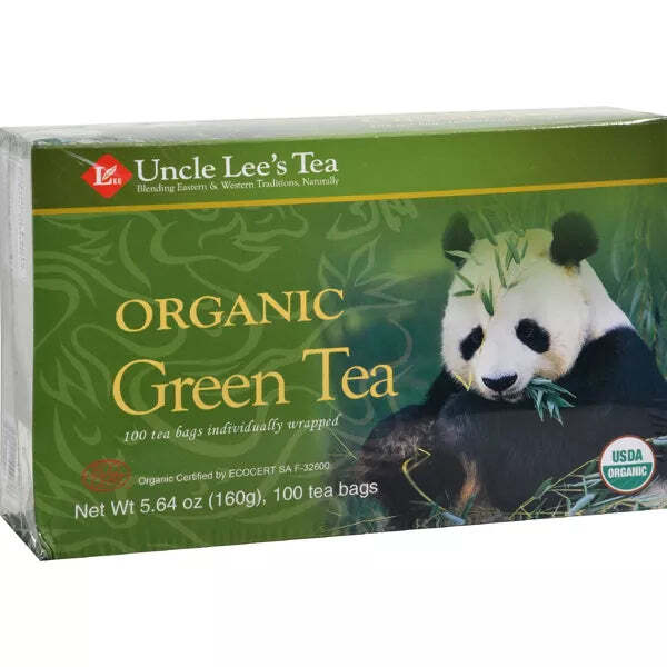 Uncle Lee`S Tea Organic Legends Of China Green 1 Each 100 Bag