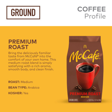 Mccafe Premium Roast Coffee 30 Oz Ground – Keurig® Coffee