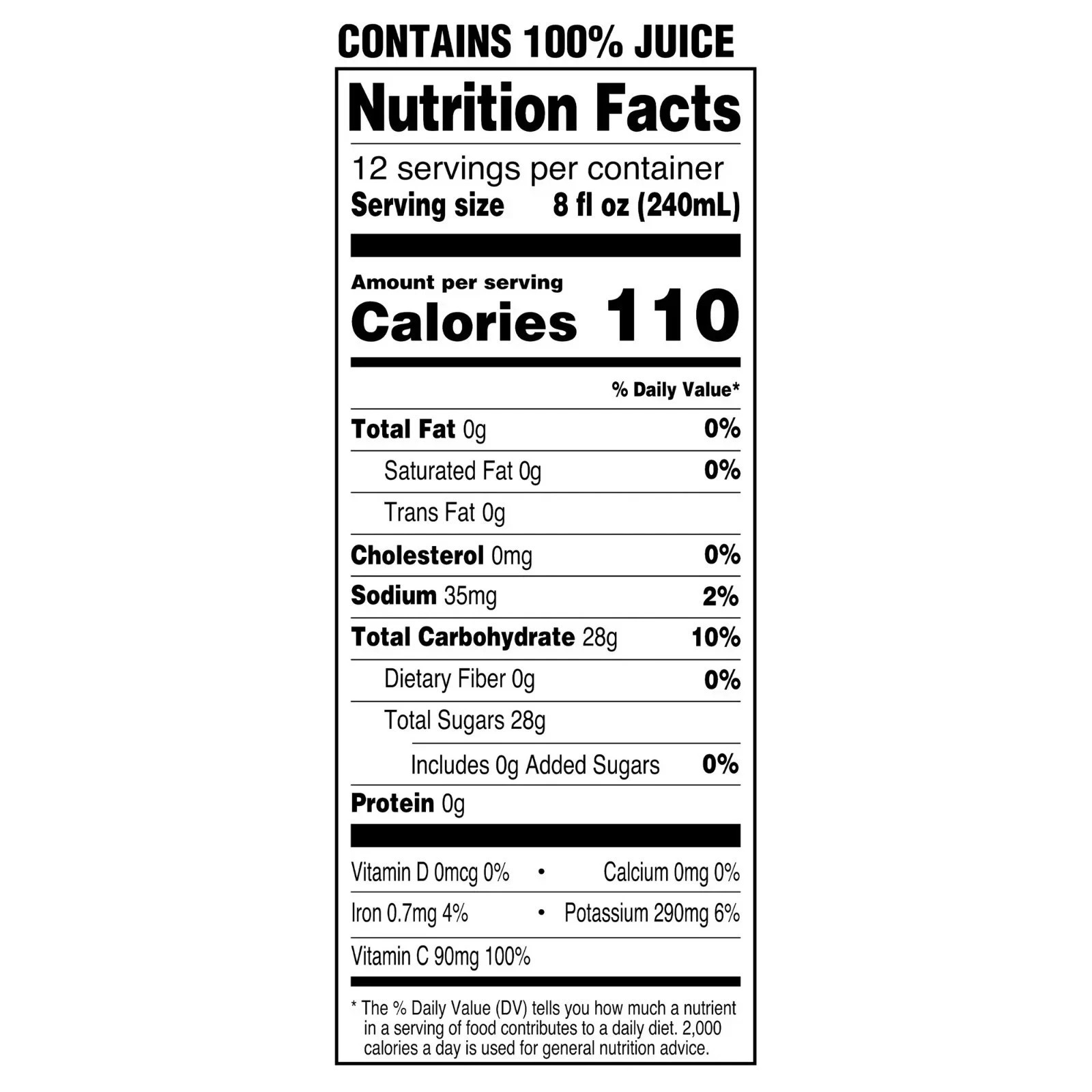 (2 pack) Great Value 100% Apple Juice, 96 fl oz ( FREE SHIPPING )