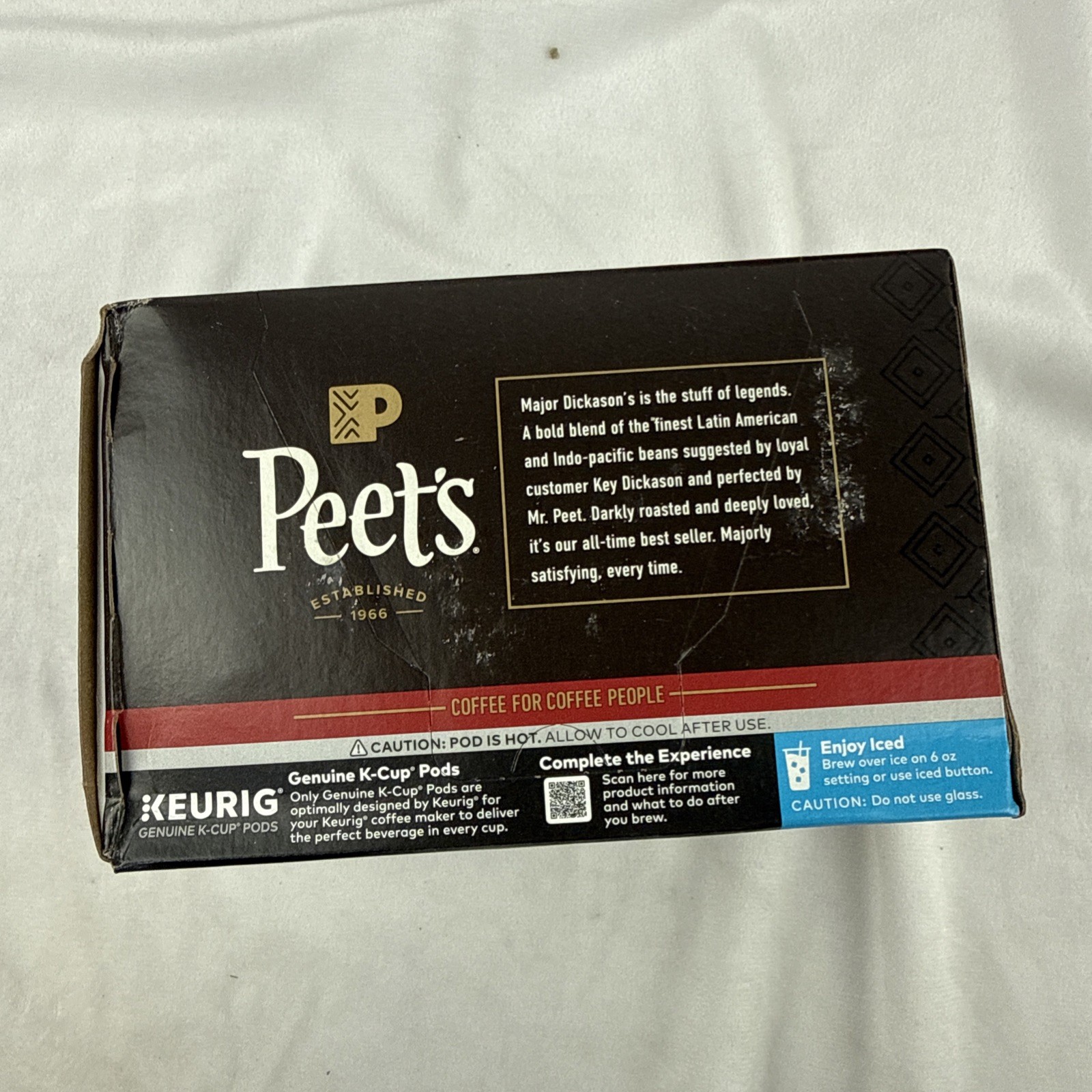 Peet’s Coffee, Major Dickason’s Blend, Dark Roast Keurig K-Cup Pods, 60 Count