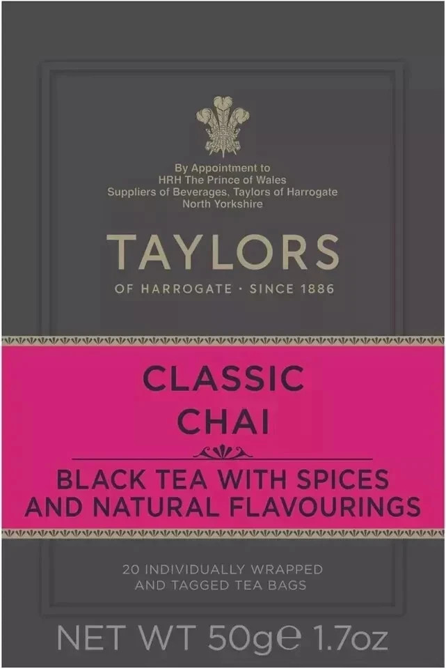 Taylors of Harrogate Classic Chai Tea 50g , Free Shipping World Wide